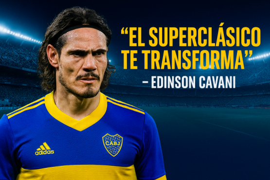 Cavani afilado: “El Superclásico es otra cosa, uno se transforma”
