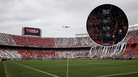 Asi funciona la spider cam, la tecnología que debuta en el fútbol argentino