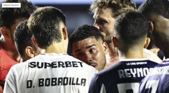 Conmebol evalúa sanción ejemplar a Damián Bobadilla por insulto xenófobo a Miguel Navarro