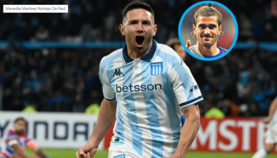 Rodrigo De Paul elogió a Maravilla Martínez tras su golazo en la Libertadores: 