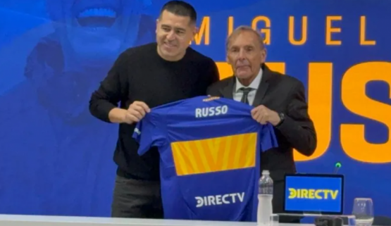 Russo vuelve a Boca: “Boca es todos los días, a cada minuto”