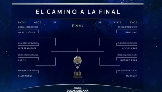 Sorteo definido: así quedaron los octavos de final de la Copa Sudamericana 2025