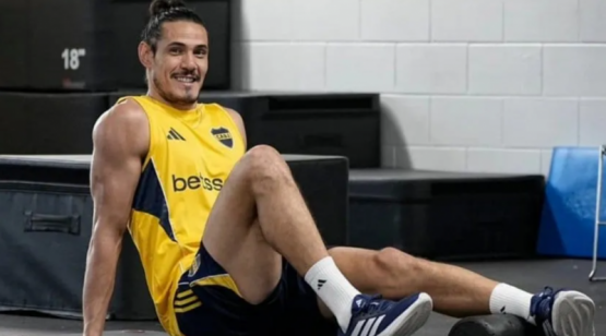 Cavani, en duda para el debut de Boca en el Mundial de Clubes: ¿llega al cruce con Benfica?
