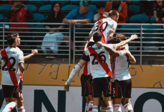 River debuta con gol de cabeza de Colidio en el Mundial de Clubes