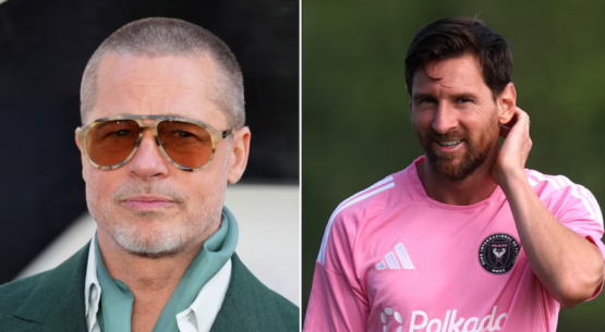 Brad Pitt y Messi: elogios, curiosidades y un comentario que sorprendió