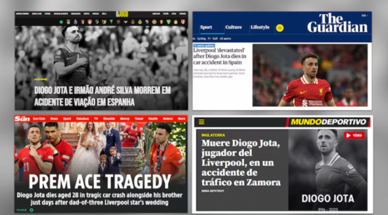 Mundo del fútbol en shock tras la muerte de Diogo Jota y su hermano