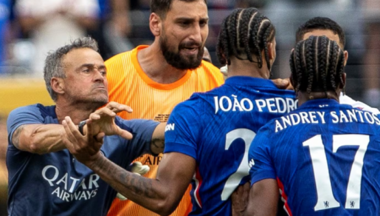 La locura de Luis Enrique tras perder la final: agresión y escándalo