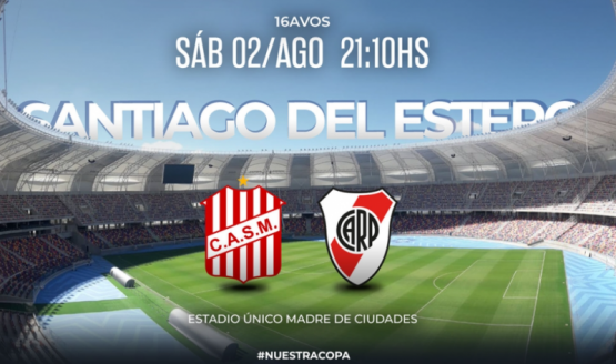 River pone lo mejor y visita Santiago por el pase en la Copa Argentina