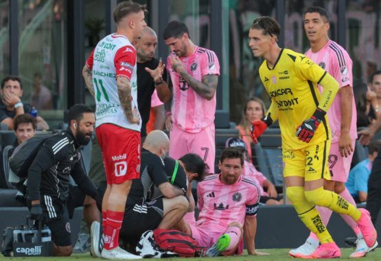 Preocupación en Inter Miami: Messi se lesionó y abandonó el partido