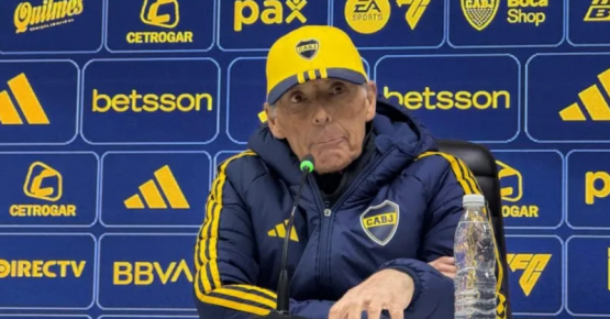 Russo dio la cara en Boca: 