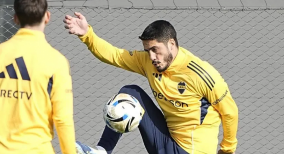 Figal volvió a entrenarse y apunta como titular ante Racing
