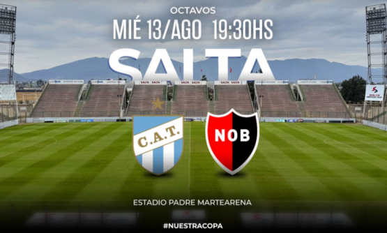 Atlético Tucumán y Newell’s chocan en Salta con pasaje directo a cuartos