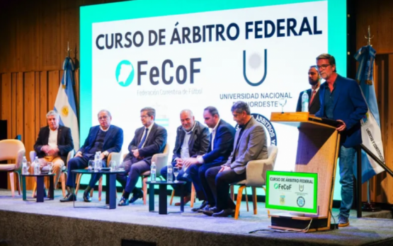 La Liga Formoseña dijo presente en el lanzamiento del curso de árbitro federal en Corrientes