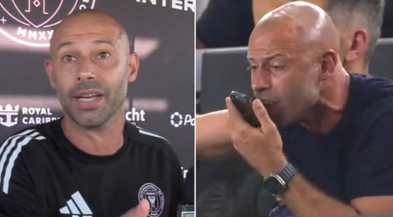 Mascherano defendió su expulsión y encaró a los cronistas: 
