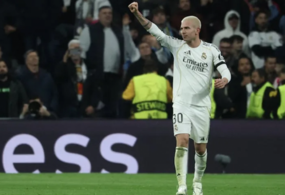 Mastantuono brilló en el Bernabéu: golazo, lujo y ovación 
