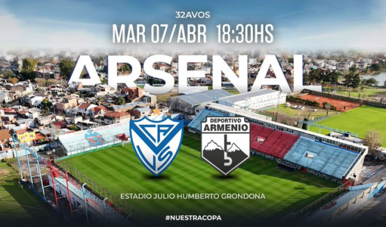 Vélez y Deportivo Armenio se reencuentran tras 36 años