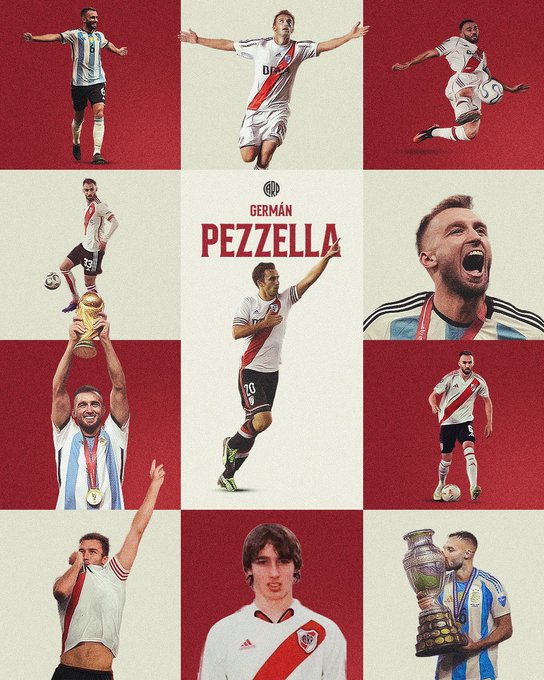 River y Germán Pezzella acordaron la rescisión de su contrato