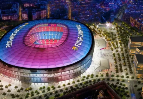 Insólito: el nuevo Camp Nou tuvo goteras en el palco de prensa durante el debut en Champions